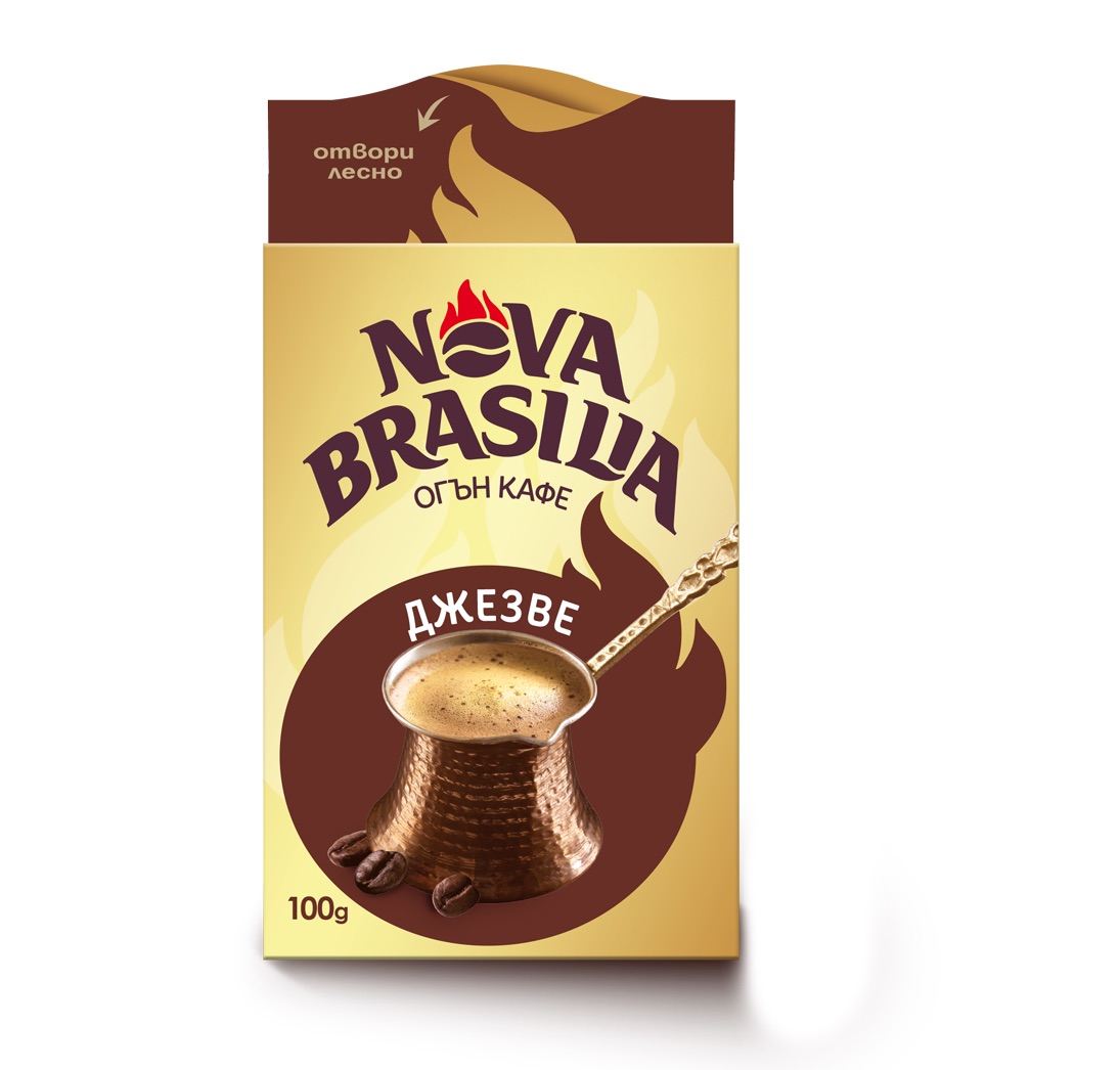 кафе мляно Nova Brasilia за джезве 100гр
