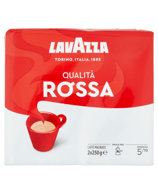 кафе мляно Lavazza Qualita Rossa 2х250гр