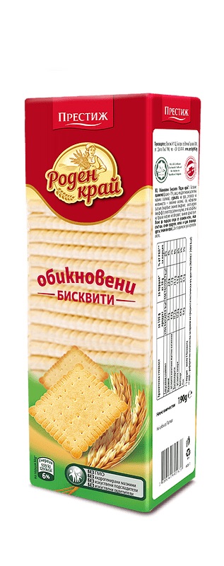 бисквити Роден край обикновени 190гр