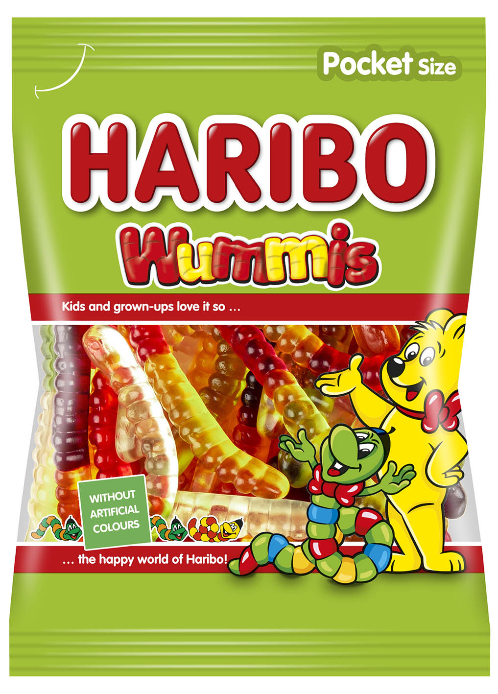 бонбони желирани Haribo червейчета 100гр
