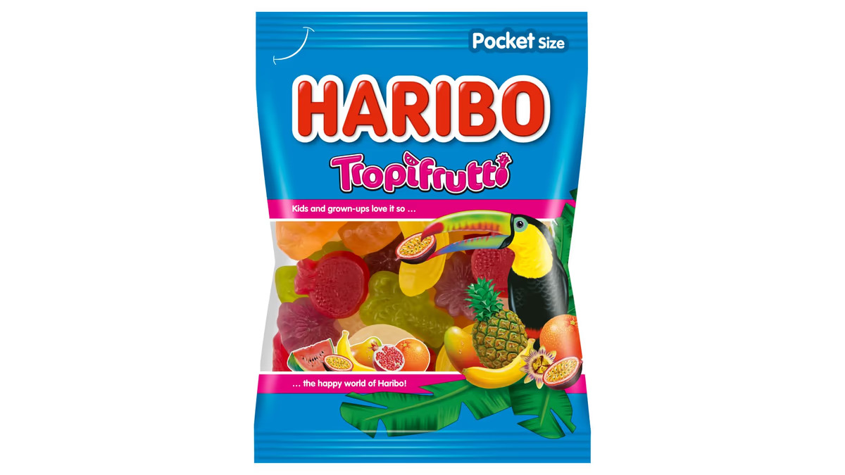 бонбони желирани Haribo Tropifrutti 100гр