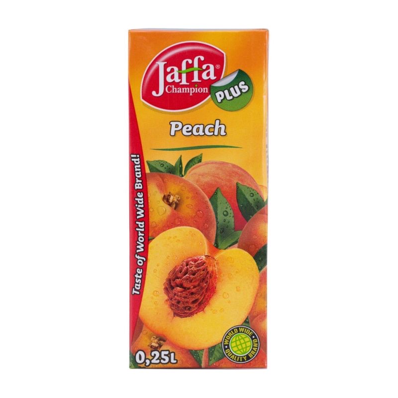 напитка плодова Jaffa plus праскова 10% 250мл
