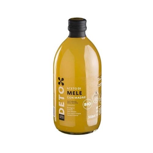 ORGANIC оцет ябълков Andrea Milano Detox нефилтриран 500мл