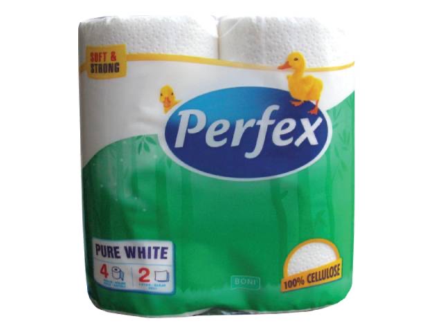тоалетна хартия Boni Perfex 2пласта 4бр