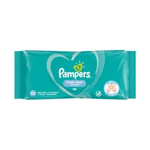 кърпи мокри Pampers Fresh Clean 52бр