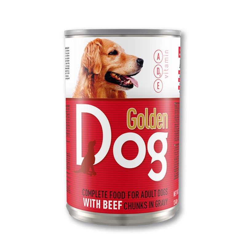 консерва за куче Golden dog с телешко 1240гр