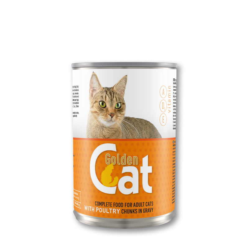 консерва за котка Golden cat пилешко 415гр