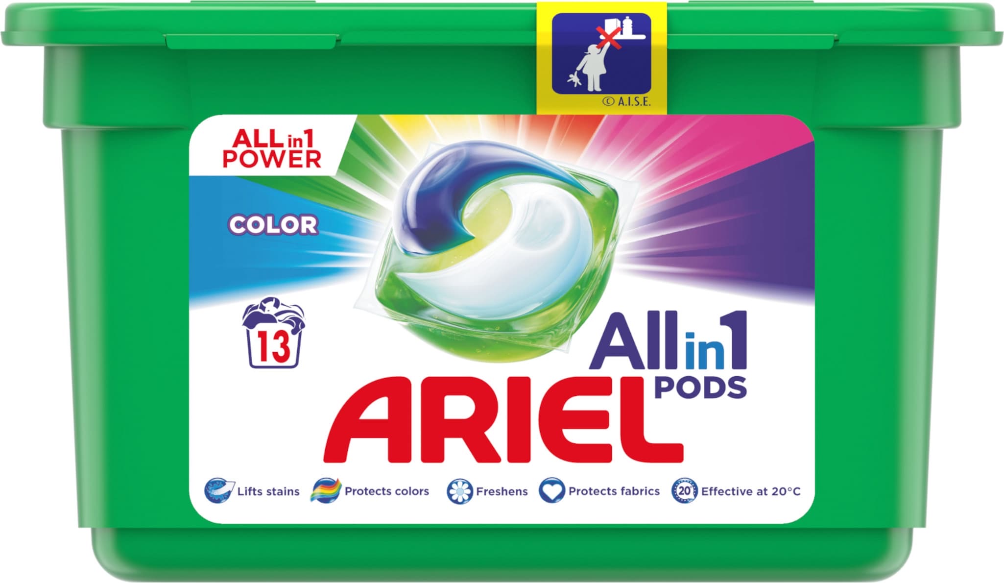 капсули Ariel all in one Touch of Lenor 13бр