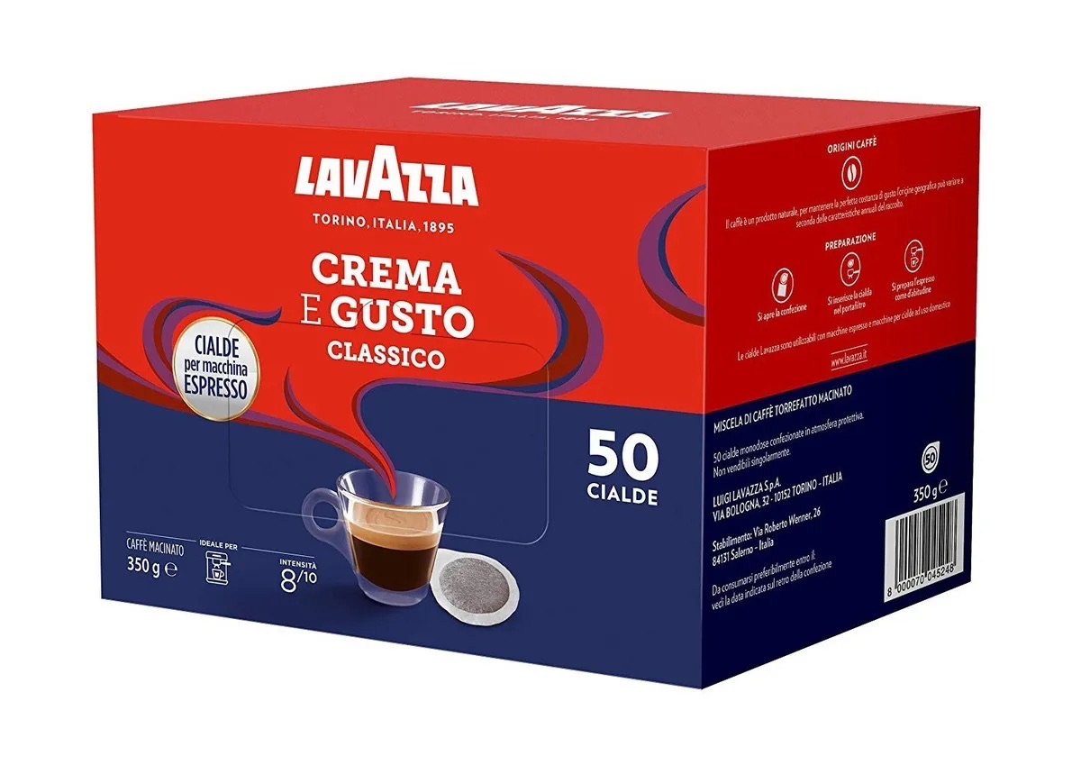 кафе Lavazza crema e gusto филтърни дози 50бр