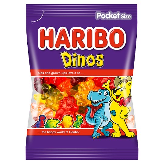 бонбони желирани Haribo динозаври 100гр