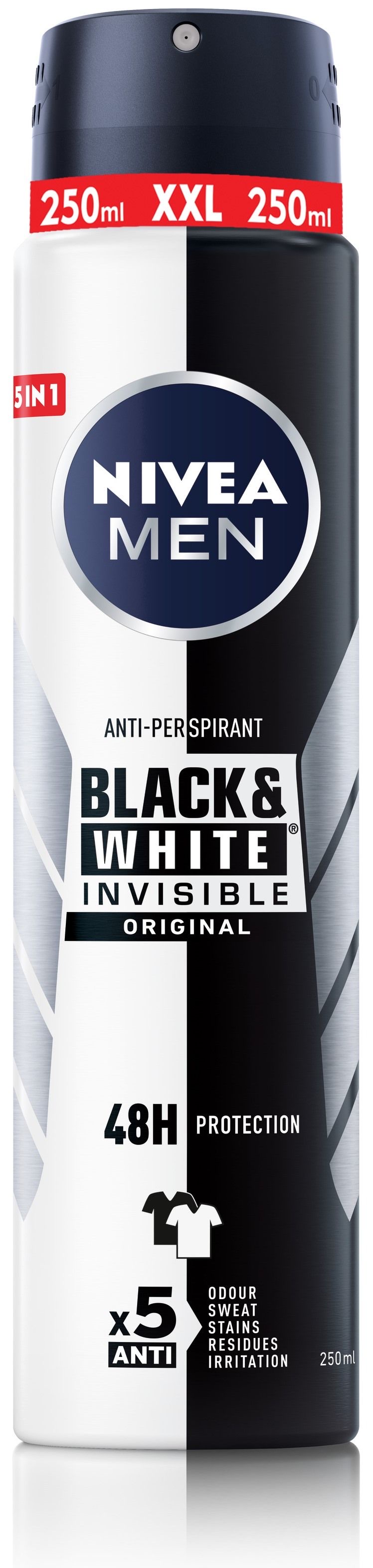 дезодорант Nivea Men Invisible Black & White Original XL 250