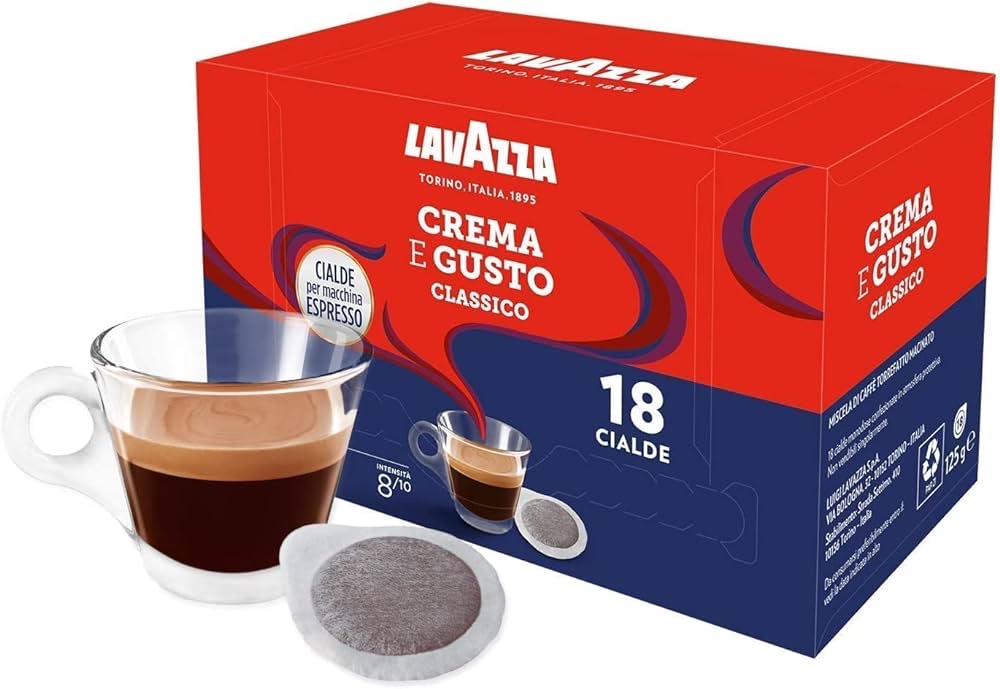 кафе Lavazza crema e gusto филтърни дози 18бр
