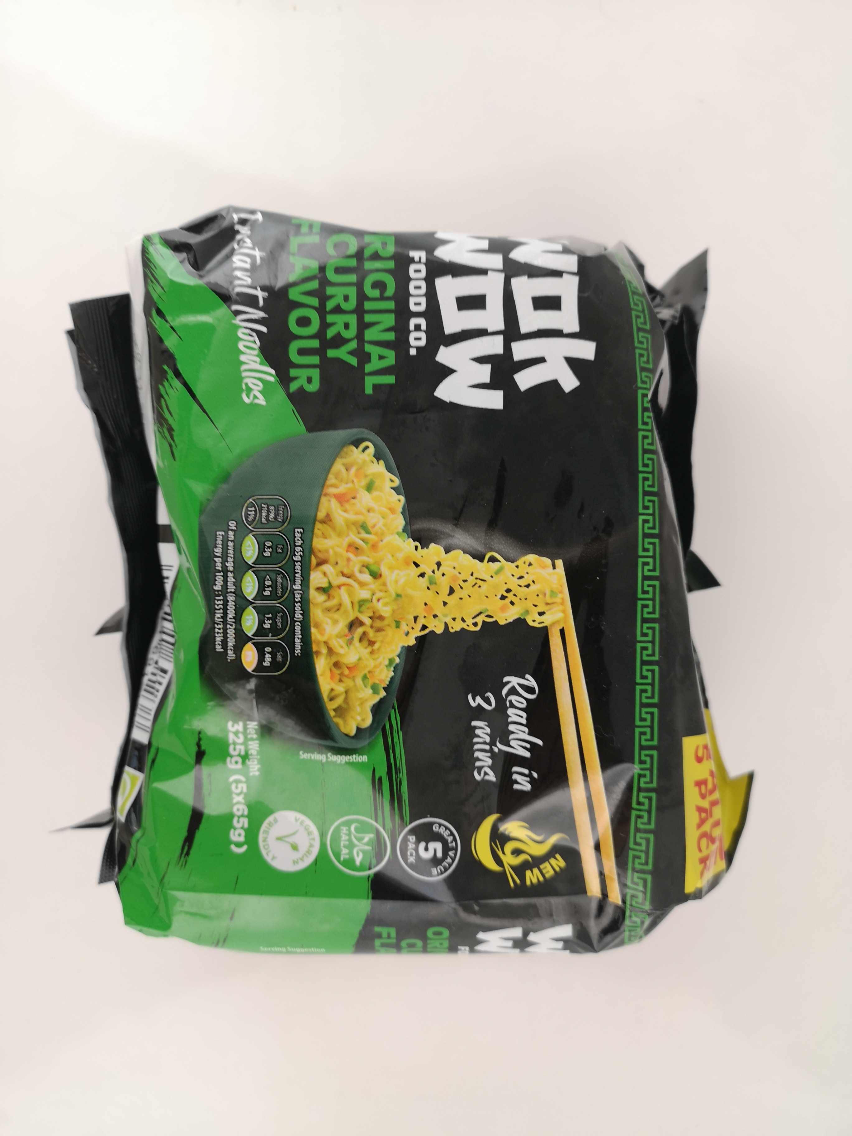 спагети готови Wok Wow къри 5x65гр