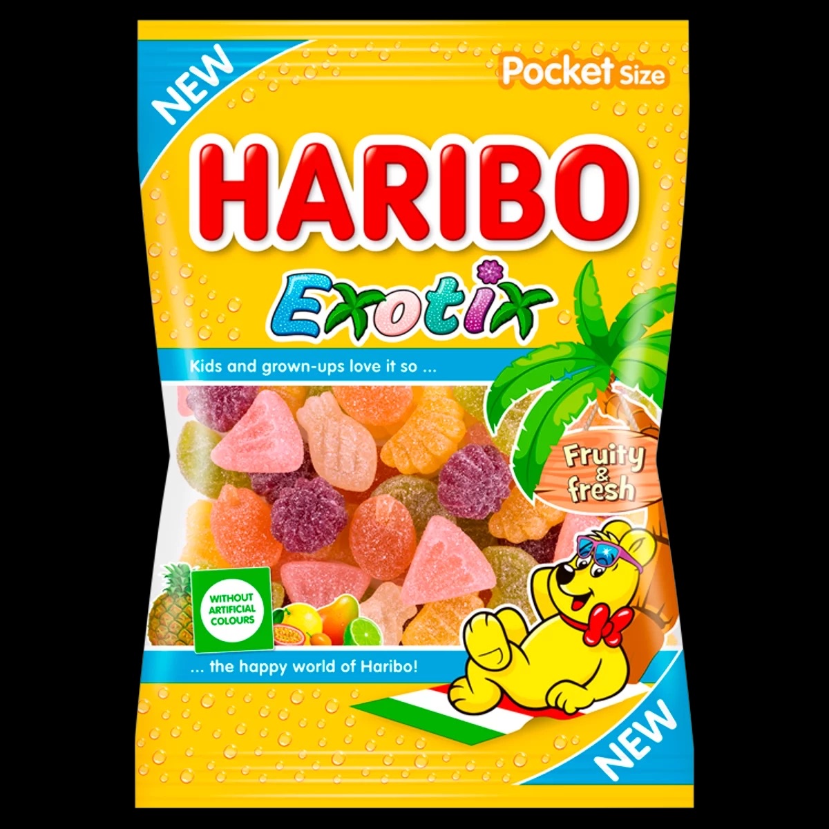 бонбони желирани Haribo exotix 100гр