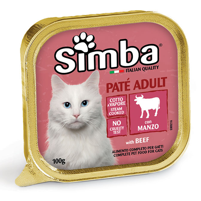 пастет за котка Simba говеждо 100гр
