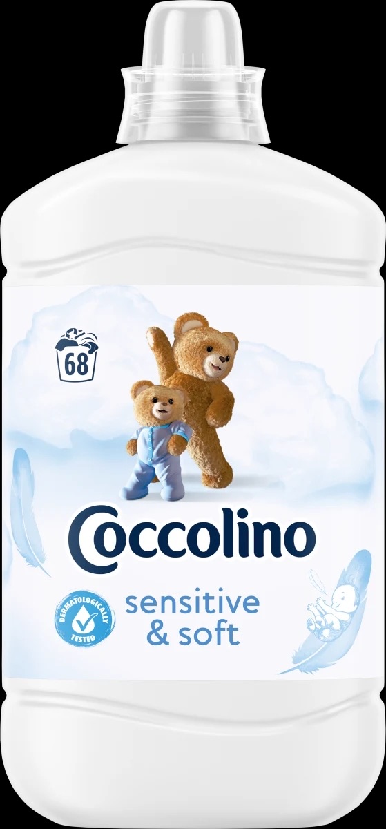 омекотител Coccolino Sensitive&Soft 1.7л 68пранета